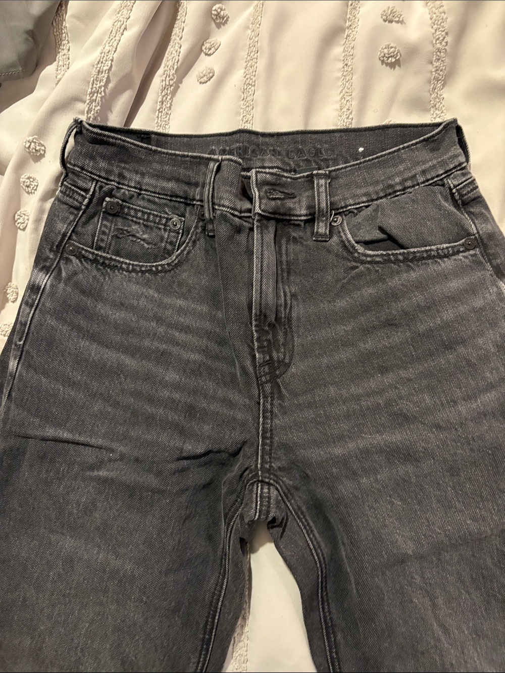 American Eagle Outfitters Men's Charcoal Skinny Jeans